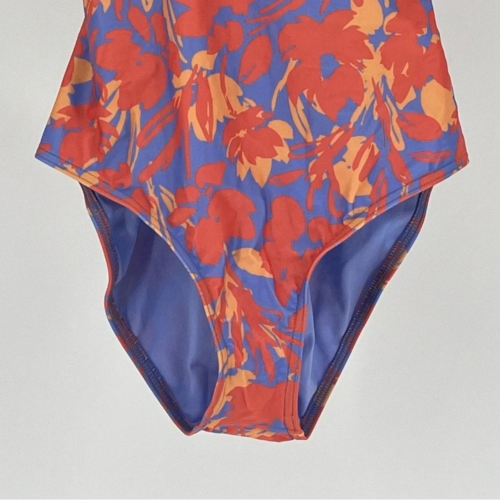 PRANA NWT ATALIA ONE PIECE SWIMSUIT IN MORNING GLORY BLOOM SMALL AND MEDIUM - Picture 8 of 12